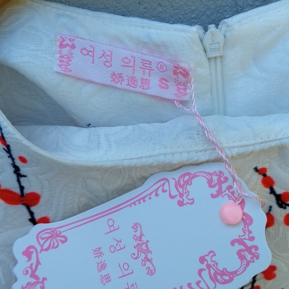 Floral dress size S girl - Picture 5 of 6